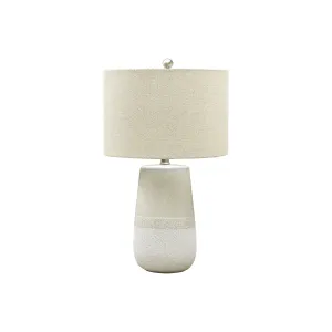 Signature Design By Ashley Shavon Ceramic Table Lamp - BEIGEWHITE ONE SIZE