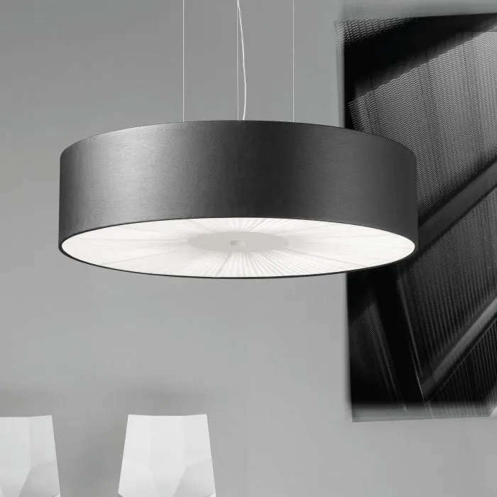Skin 100 Cm Faux Leather Ceiling Pendant In 10 Colours