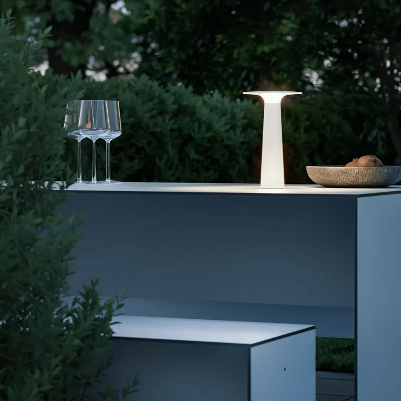 Sleek Aluminium Portable Table Lamp | Assorted Finishes