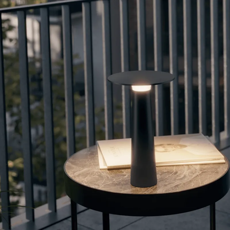 Sleek Aluminium Portable Table Lamp | Assorted Finishes