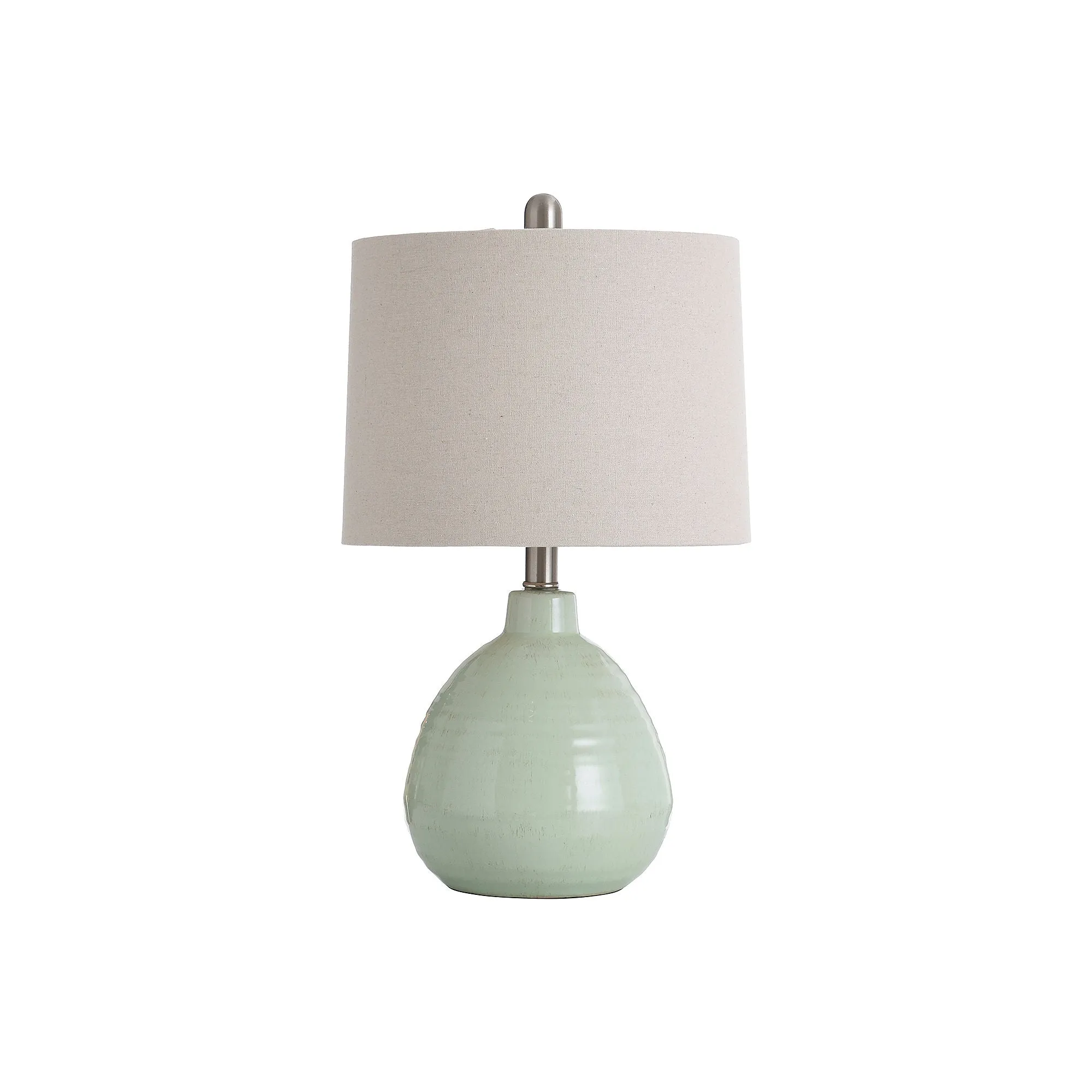 Style Craft L22019EDS Ceramic Key Lime Green 21-Inch One-Light Table Lamp