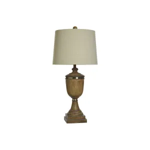Stylecraft 36" Napoleon Table Lamp - MD BROWN ONE SIZE