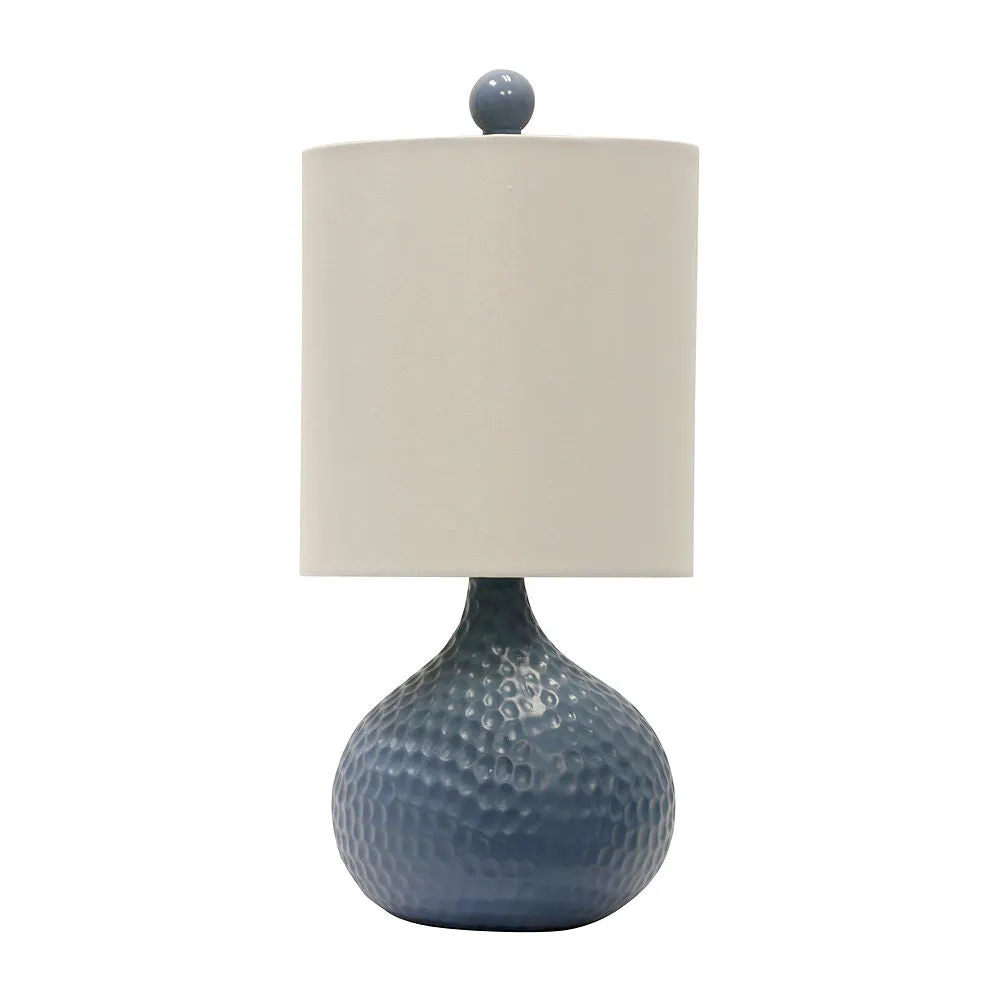 Stylecraft 7 5 W Blue Ceramic Table Lamp Blue