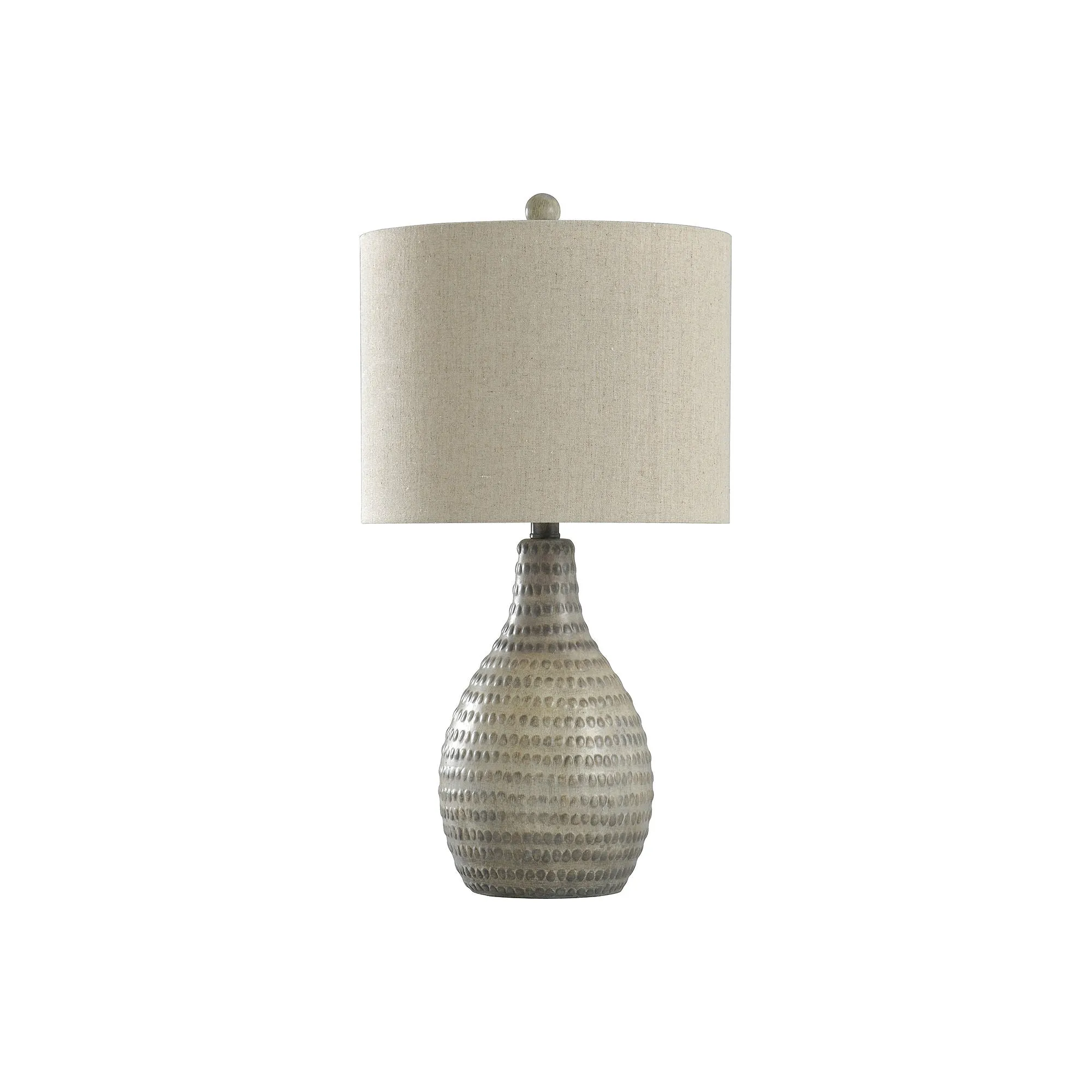 StyleCraft L28159DS Allen Table Lamp French Oak - White