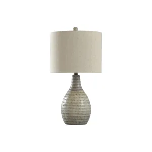 StyleCraft L28159DS Allen Table Lamp French Oak - White