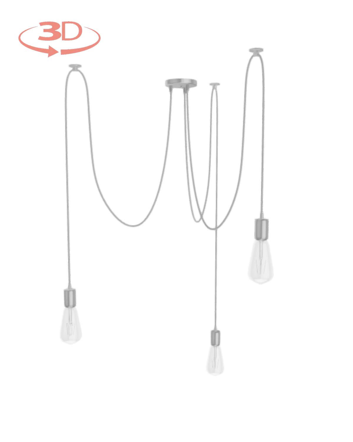 Swag Chandelier: Design Your Own 3 Pendant