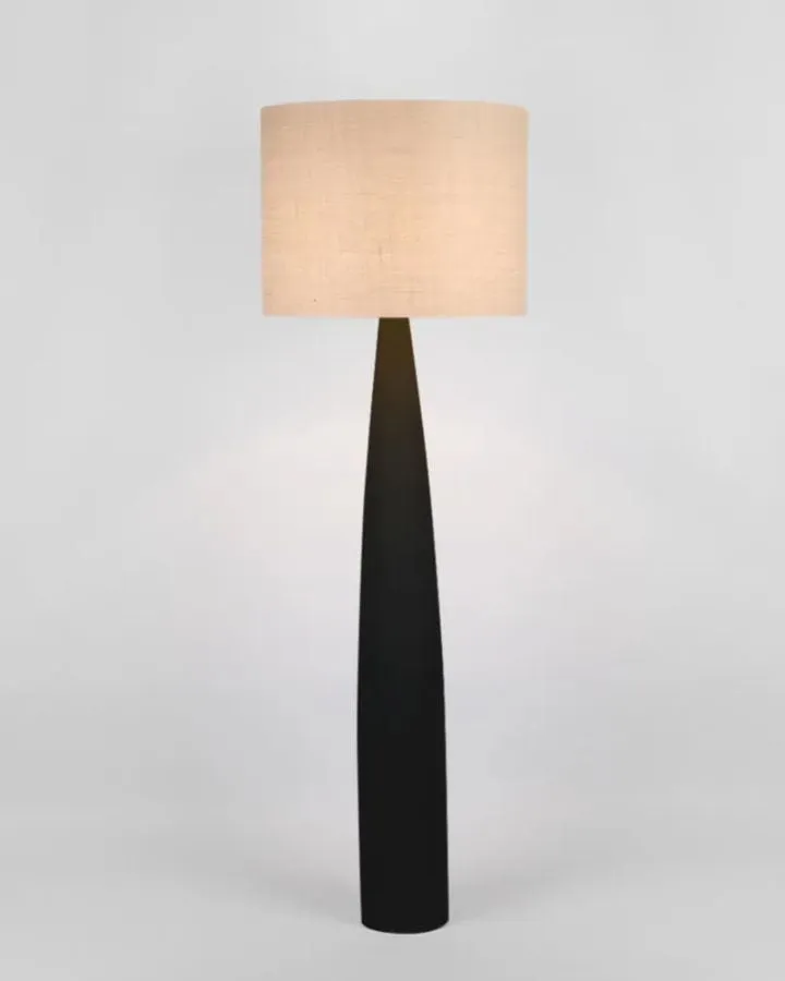 Tall Conical Resin Floor Lamp