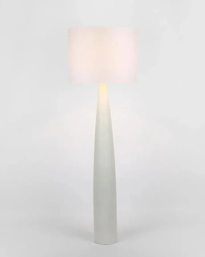 Tall Conical Resin Floor Lamp