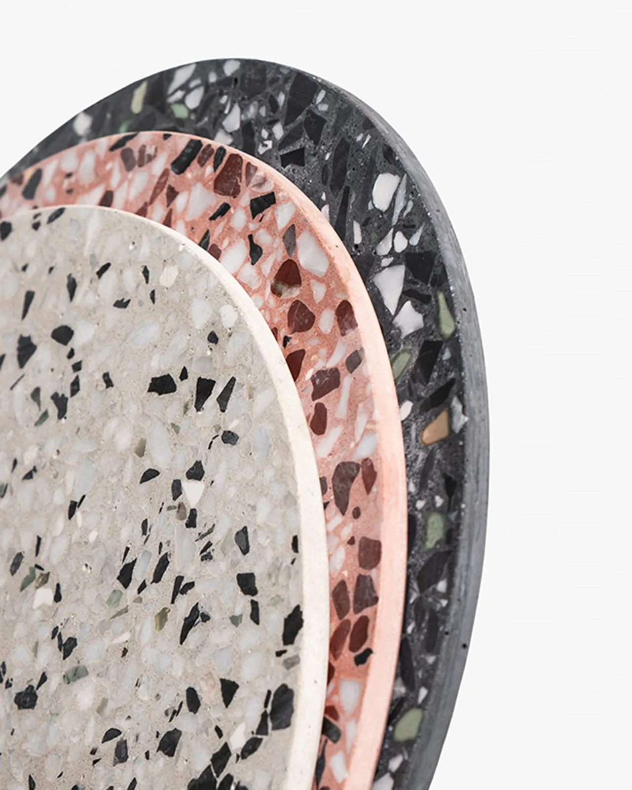 Terrazzo Stone Circle Wall Light | Bentu O2