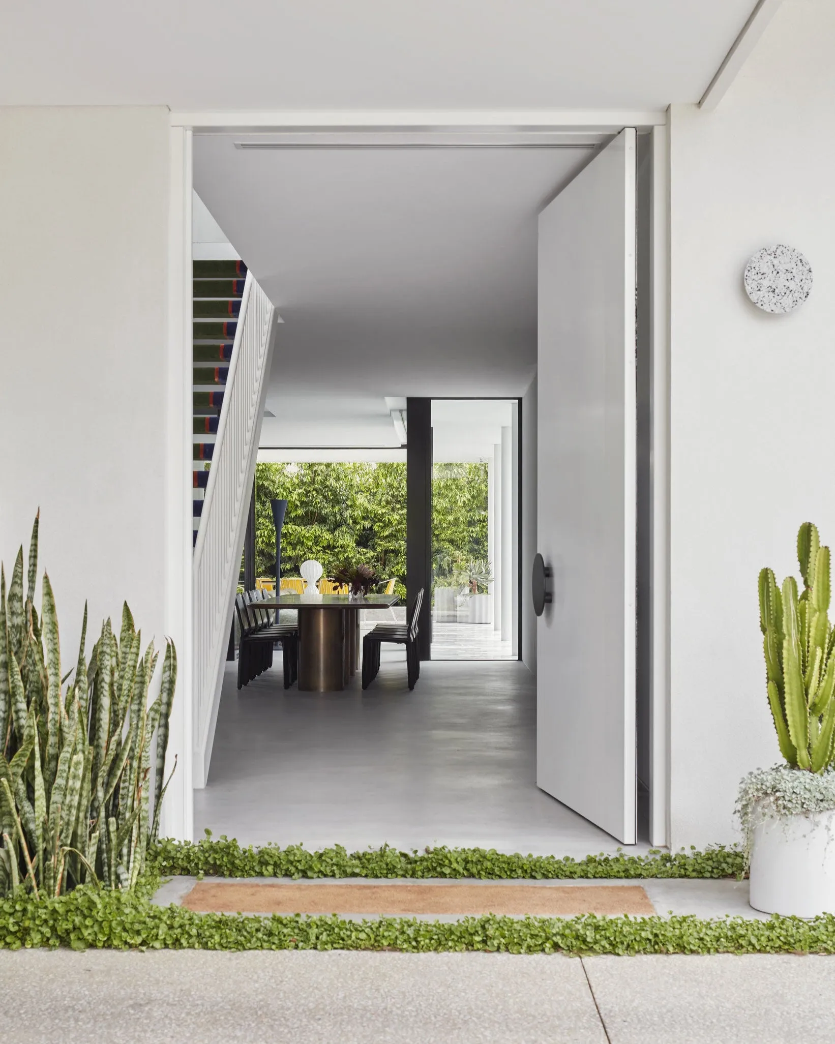 Terrazzo Stone Circle Wall Light | Bentu O2