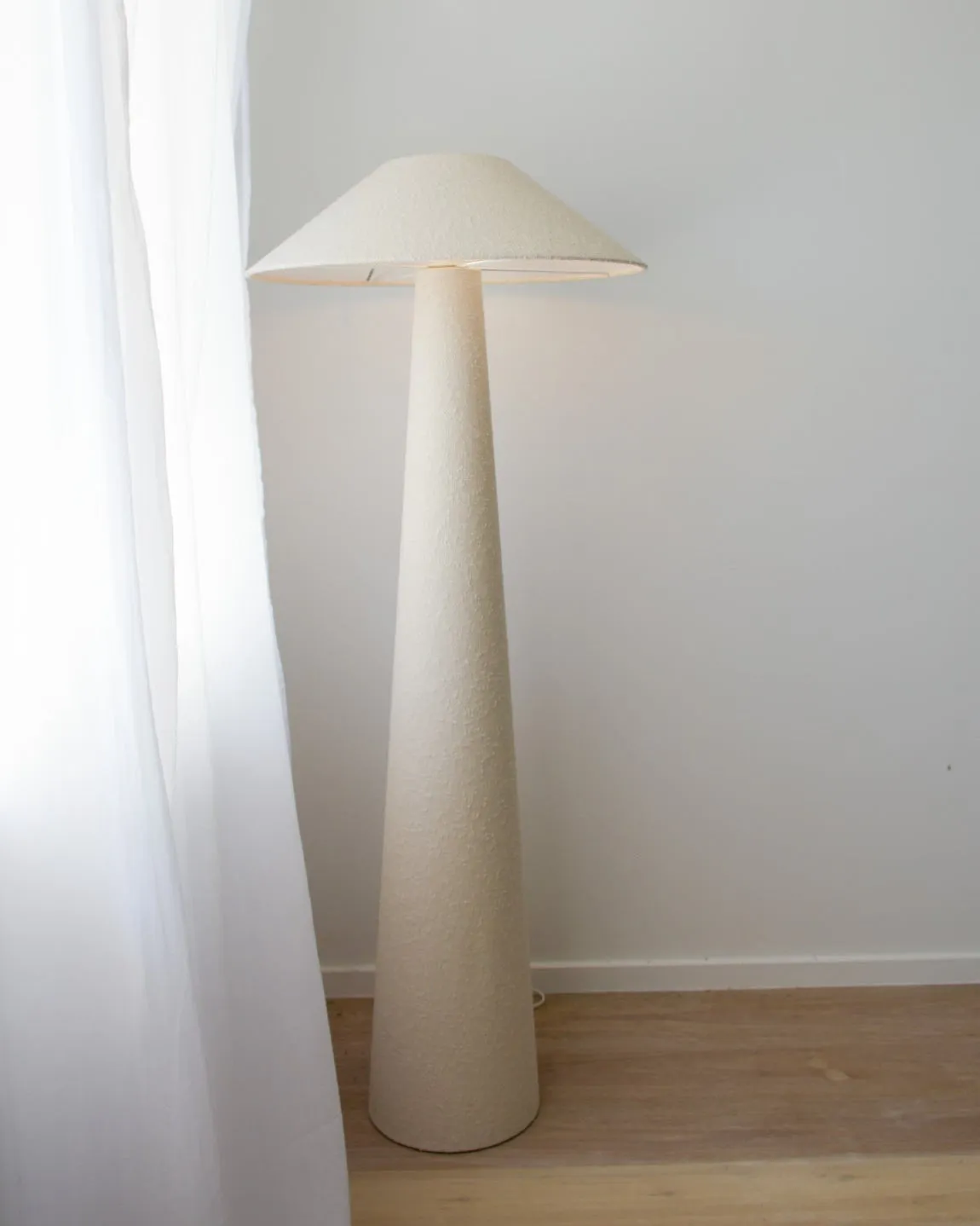 Textural Conical Floor Lamp