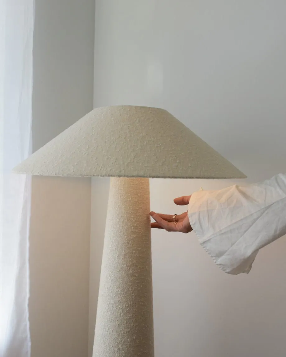 Textural Conical Floor Lamp