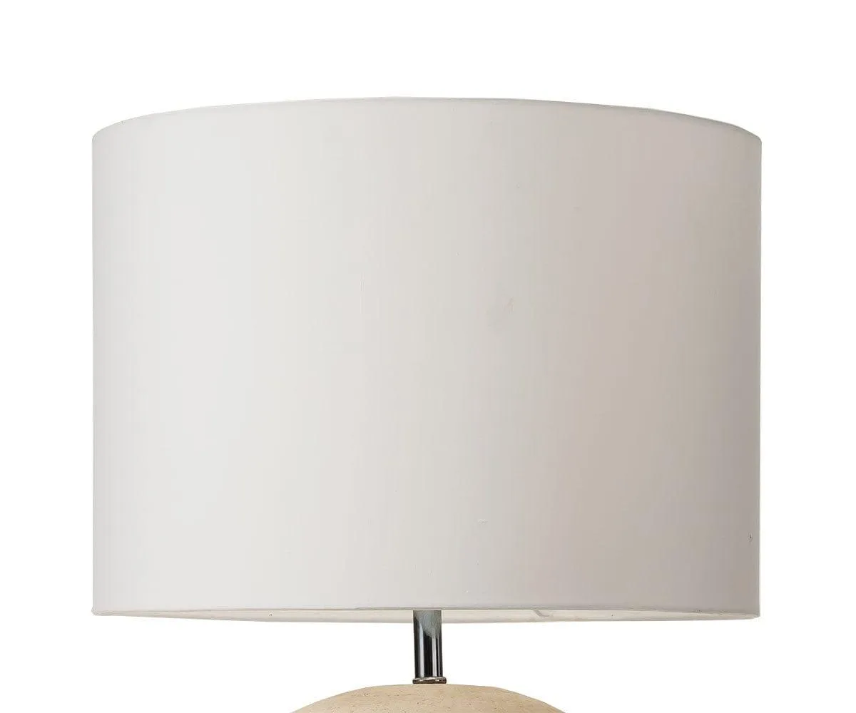 Textured Clay Lamp