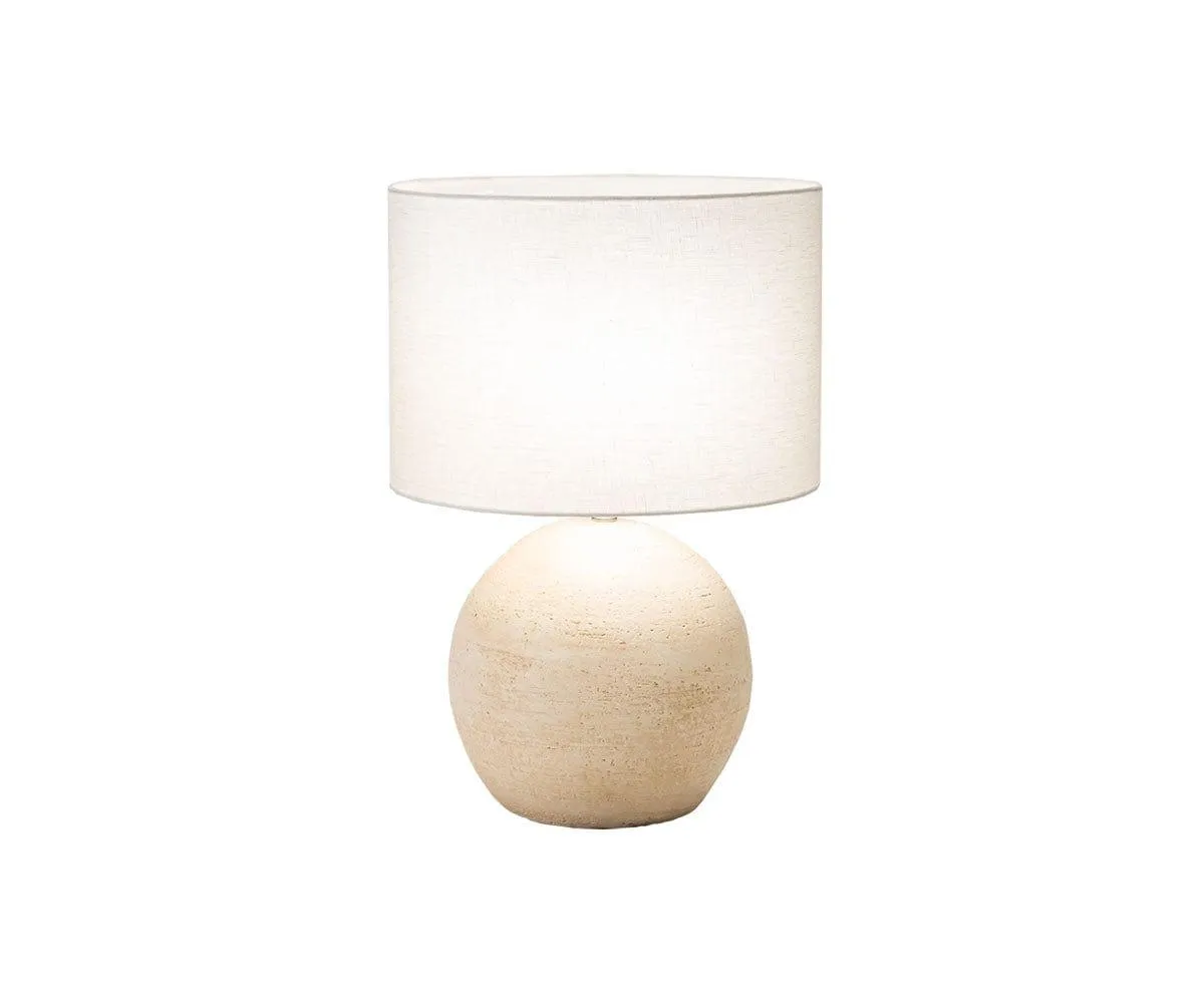 Textured Clay Lamp