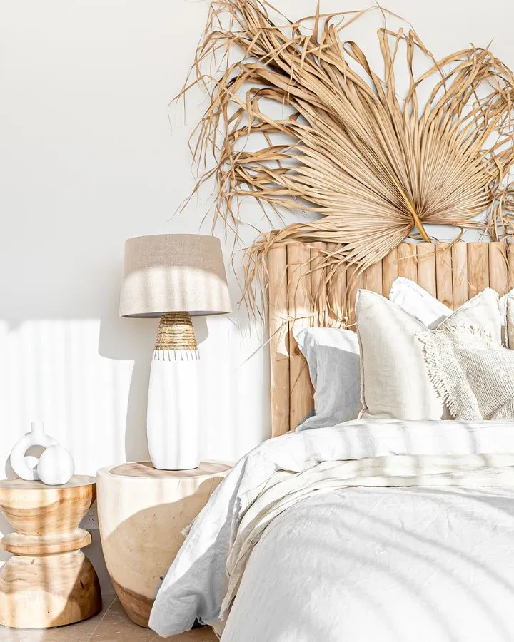 Textured Rattan Tall Table Lamp | Induka