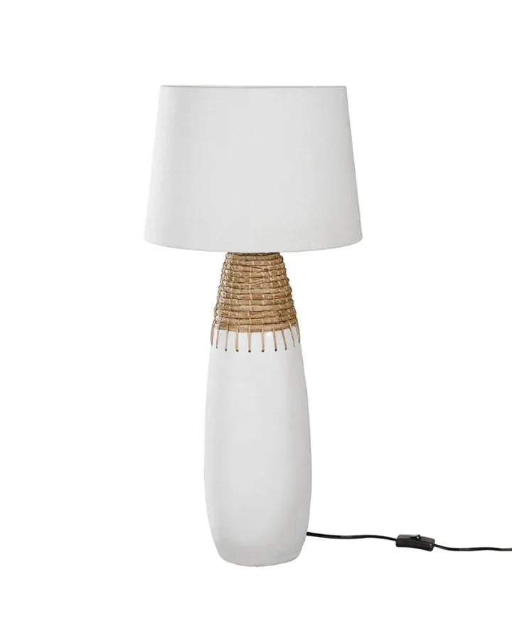 Textured Rattan Tall Table Lamp | Induka