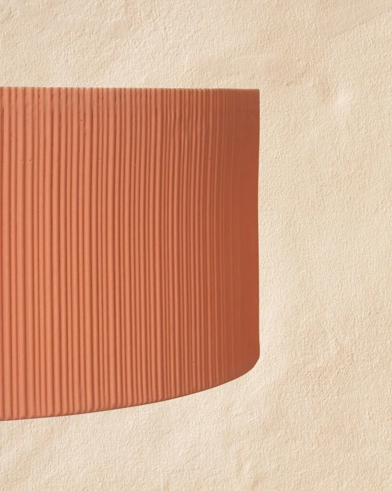 Textured Wide Shade Pendant Light | Terra