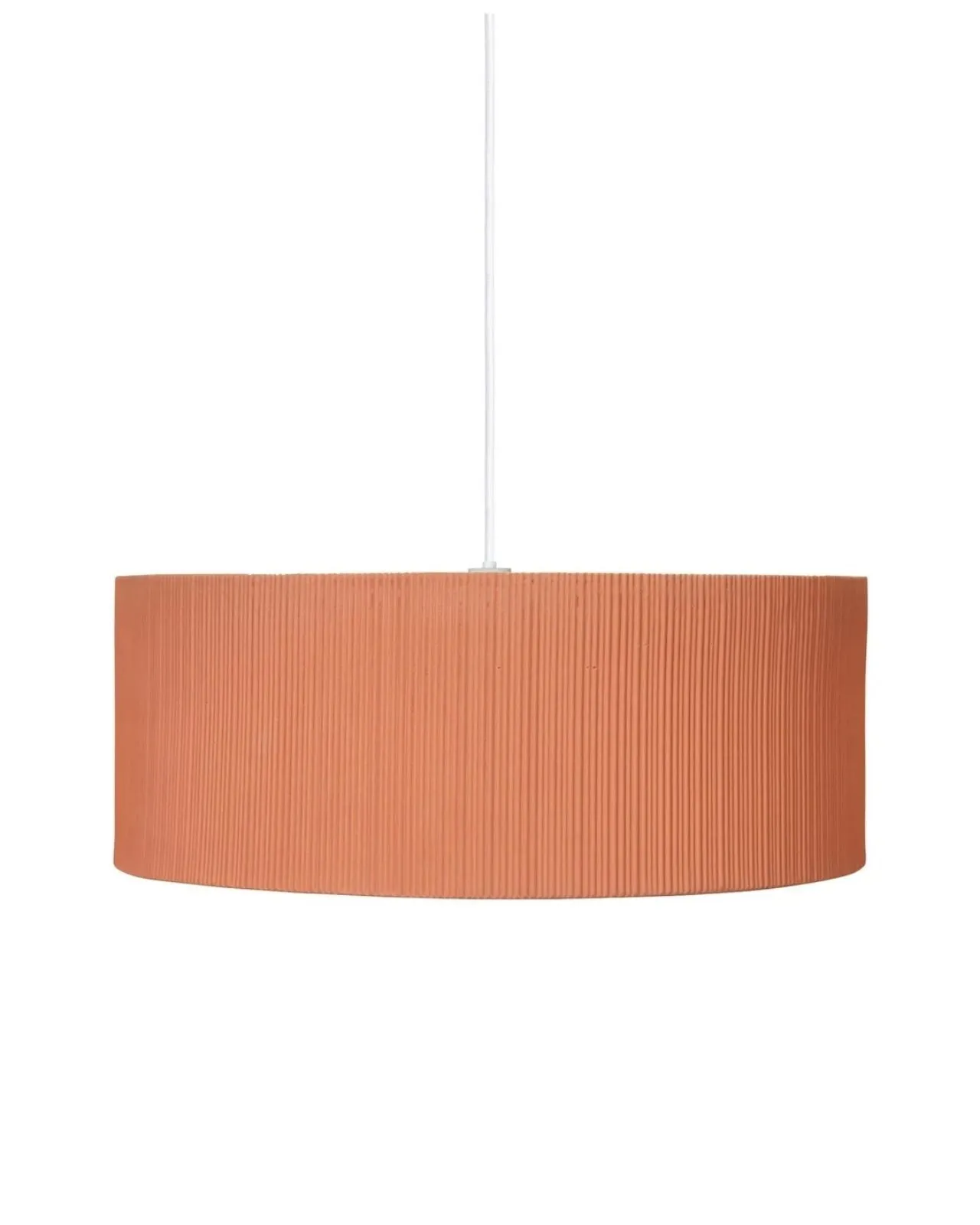 Textured Wide Shade Pendant Light | Terra