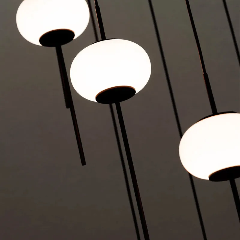 Timeless Glowing Oval Pendant Light