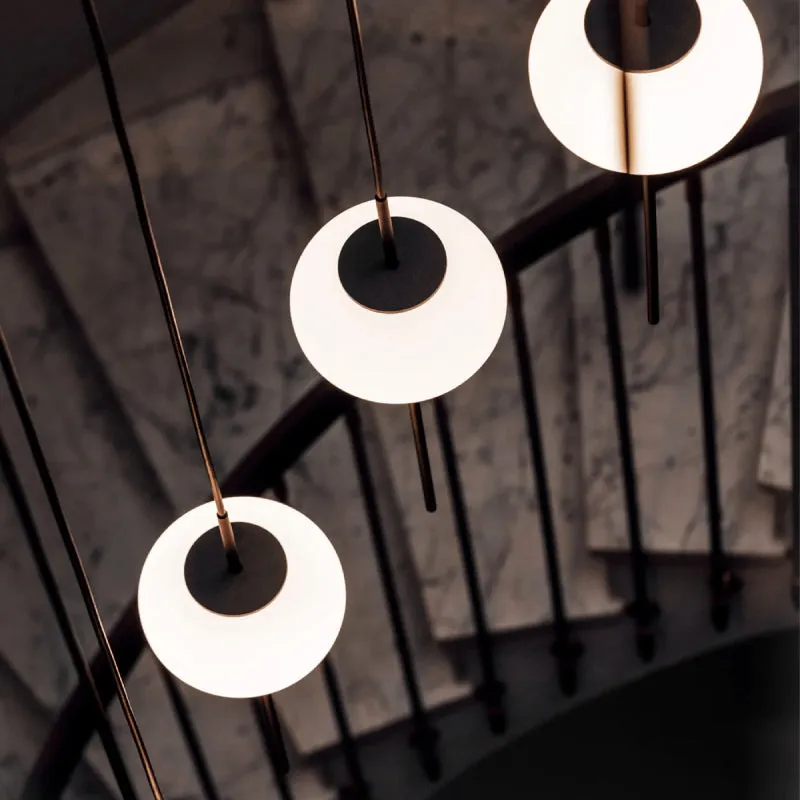 Timeless Glowing Oval Pendant Light