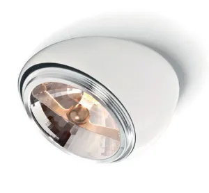 Tools 9cm diameter.  F19 semi-recessed light from Fabbian - 4 colours