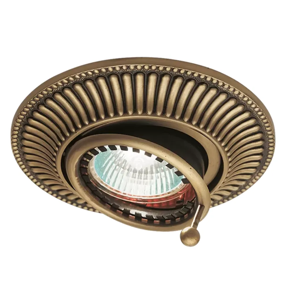 Traditional Adjustable Brass Spot Lights in a choice of finishes