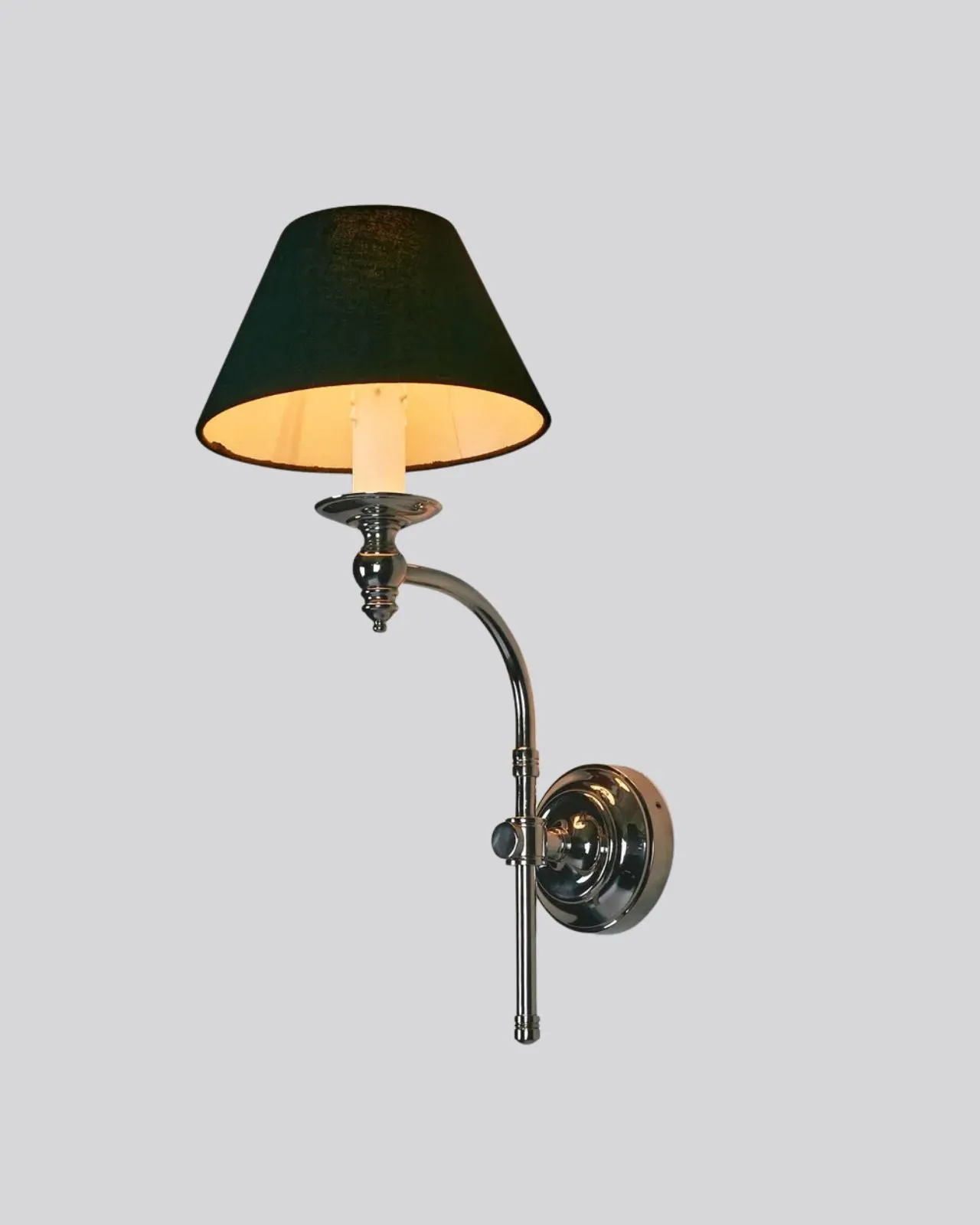 Traditional Curved Wall Light | Assorted Colours