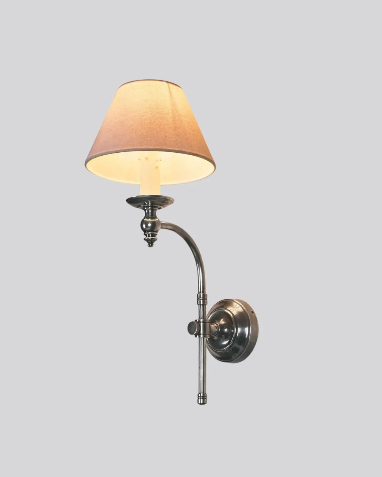 Traditional Curved Wall Light | Assorted Colours