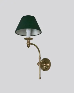 Traditional Curved Wall Light | Assorted Colours