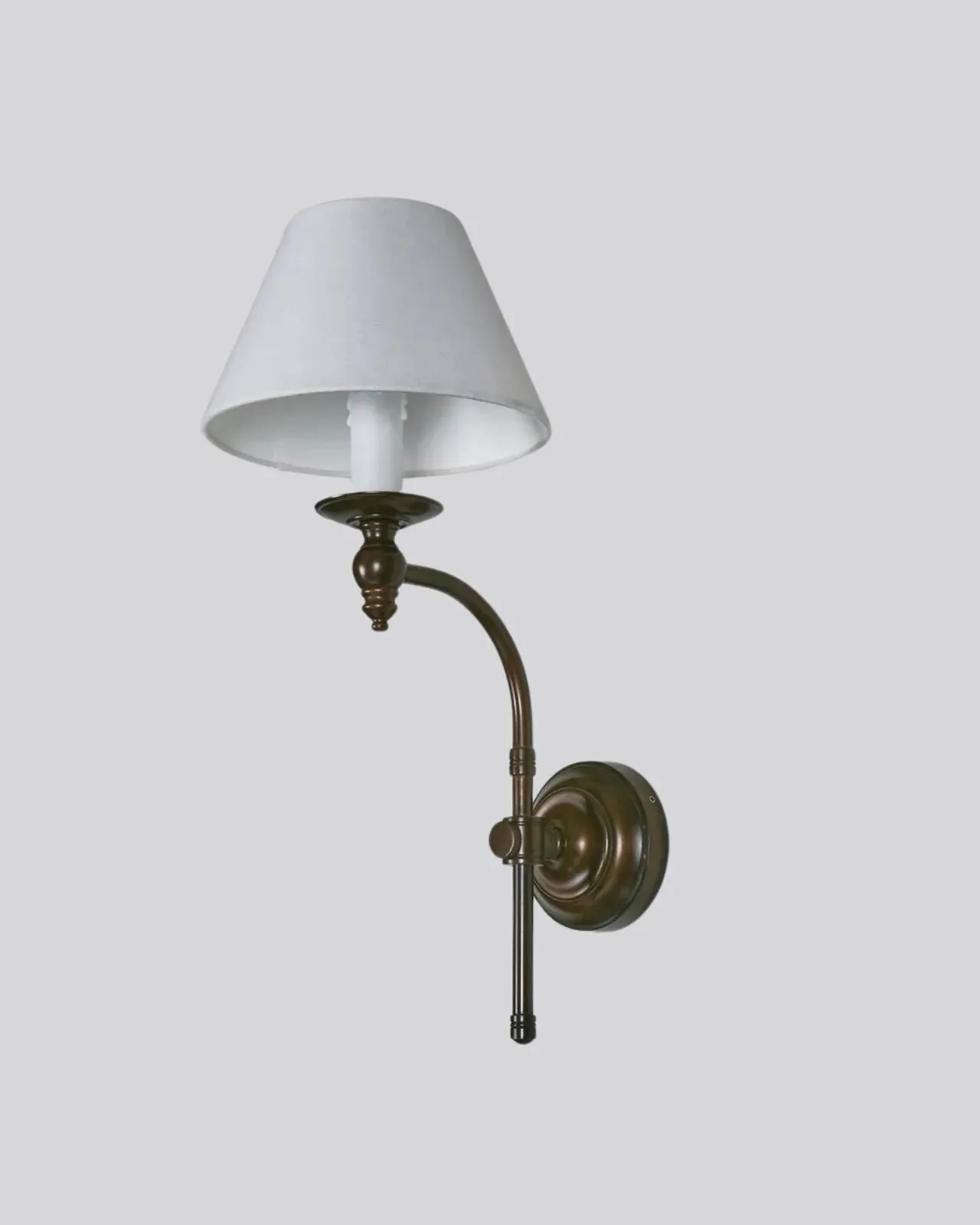 Traditional Curved Wall Light | Assorted Colours