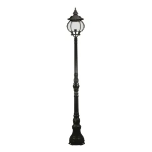 Traditional Rounded Shade Lamp Post