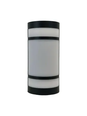 Trans Globe Lighting 50630-BK  One Light Energy Saving Exterior Outdoor Wall Lantern in Black Finish