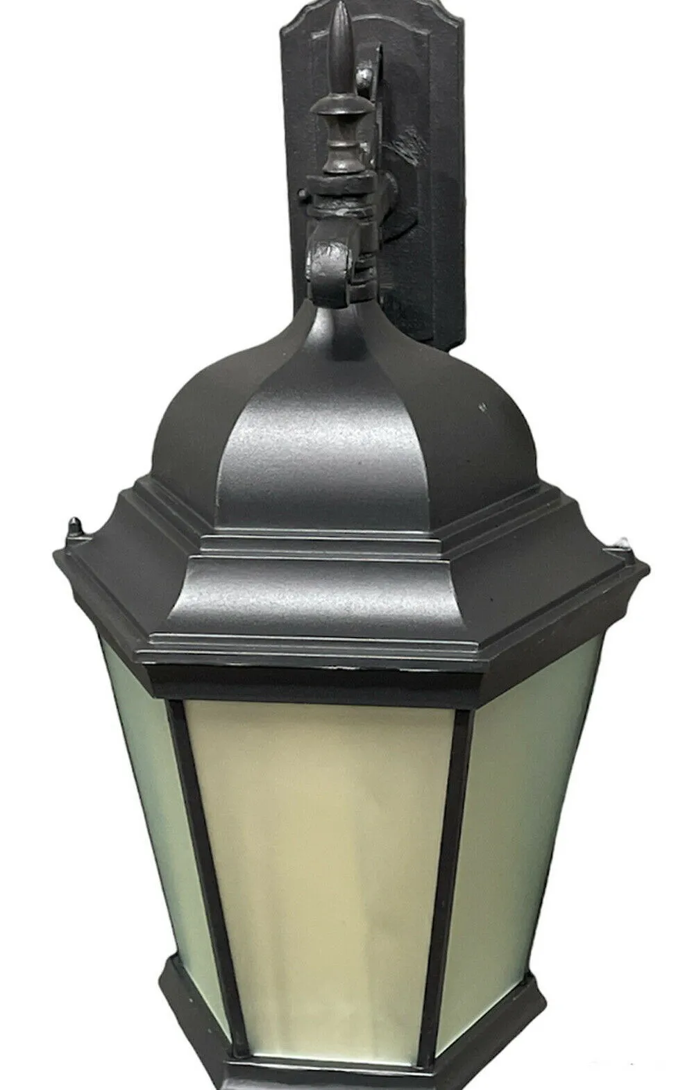 Trans Globe Lighting PL-451002-BK-LED Classical Collection One Light Exterior Outdoor Wall Lantern in Black Finish