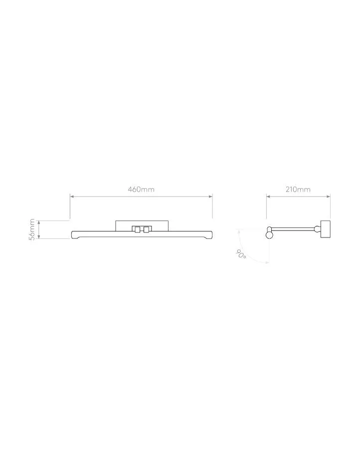 Transitional Adjustable Picture LED Wall Light | Assorted Finishes