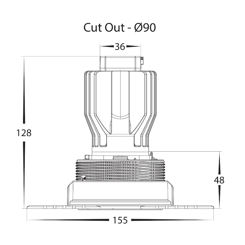 Trimless LED Downlight | 5 Colour LED