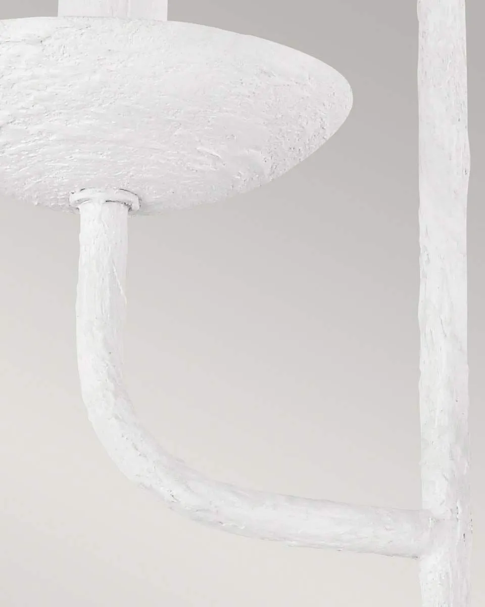 Triple Arm Textured Wall Light