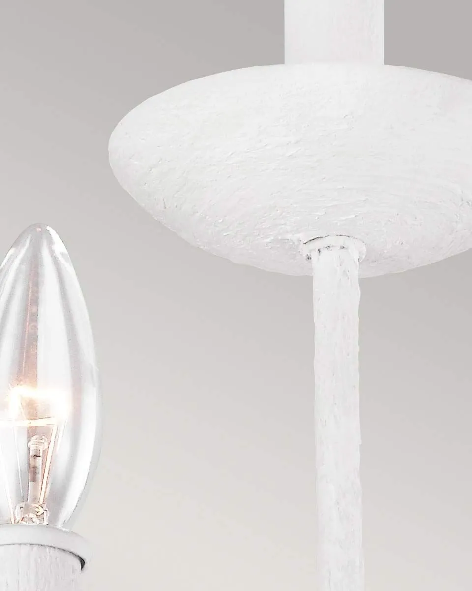 Triple Arm Textured Wall Light