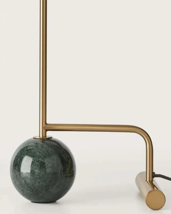 Tubular Aged Gold Table Lamp | Ex Display | SALE