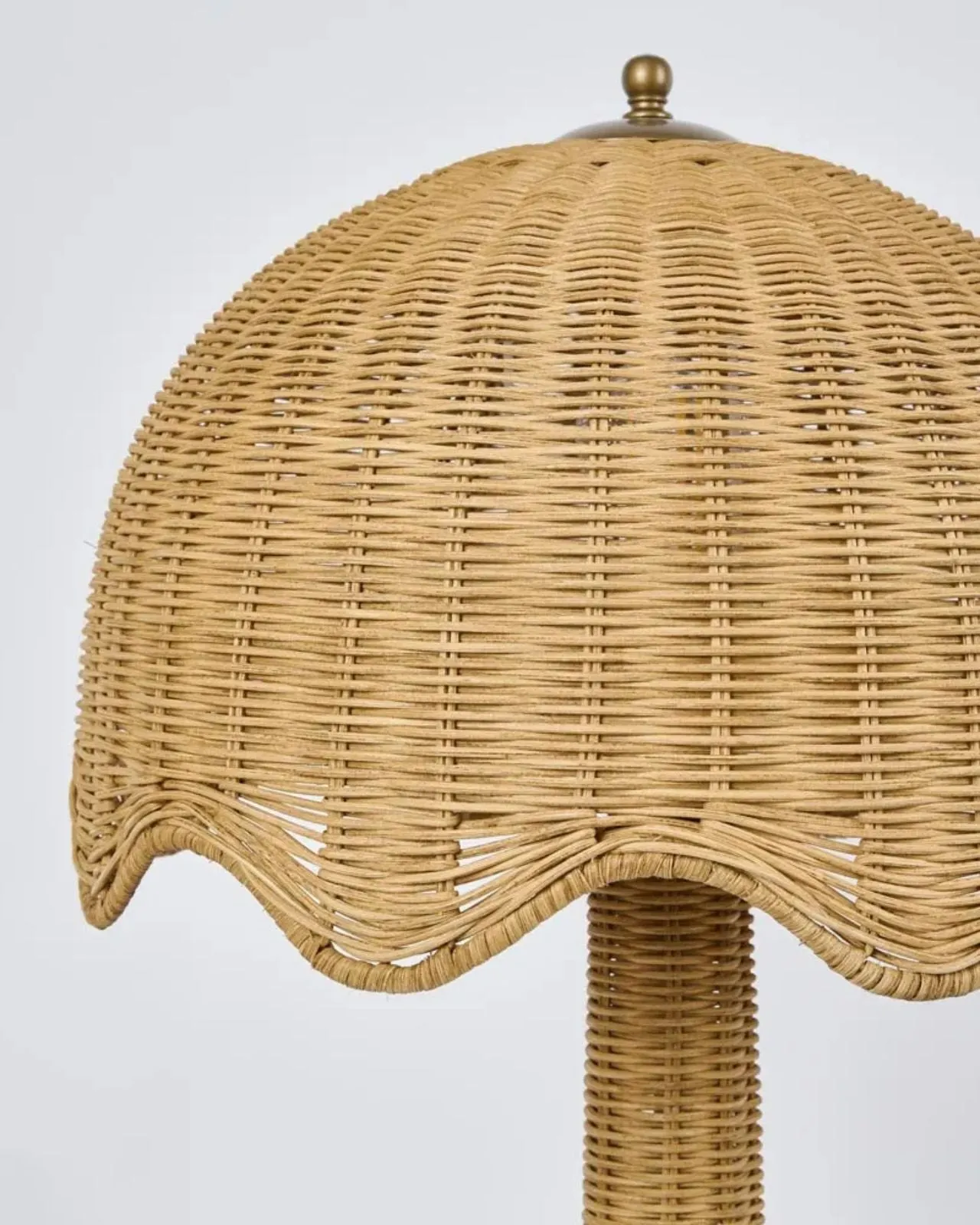Umbrella Rattan Table Lamp