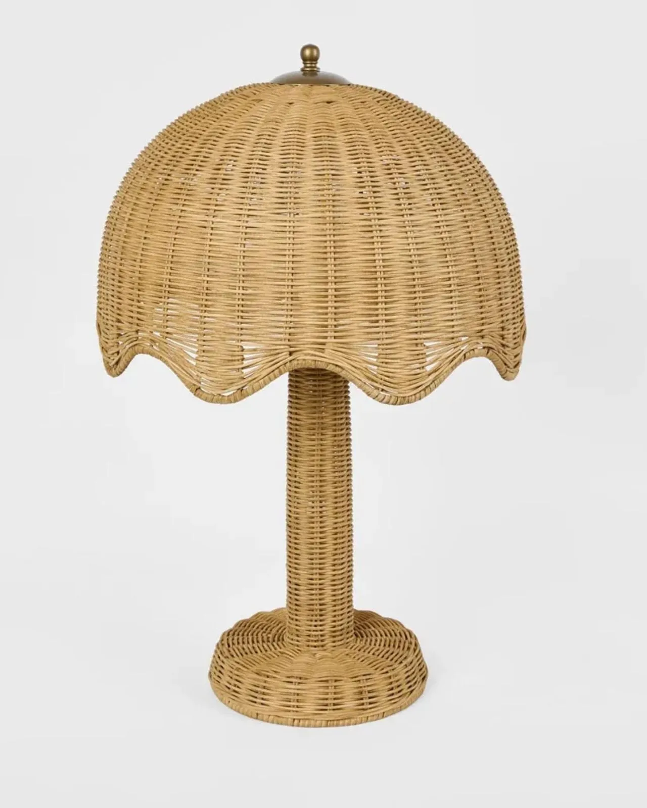 Umbrella Rattan Table Lamp