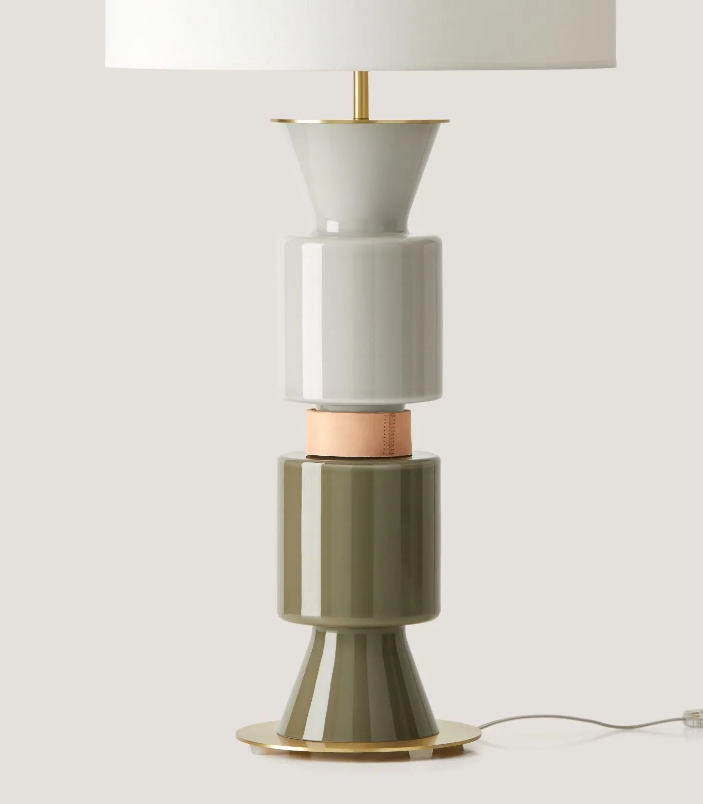 Vibrant Glass Table Lamp
