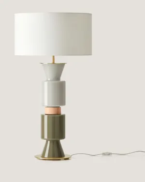 Vibrant Glass Table Lamp