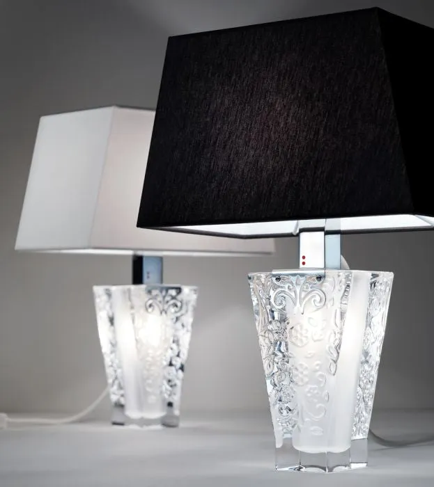 Vicky D69 B03 Crystal Lamp With Shade From Fabbian
