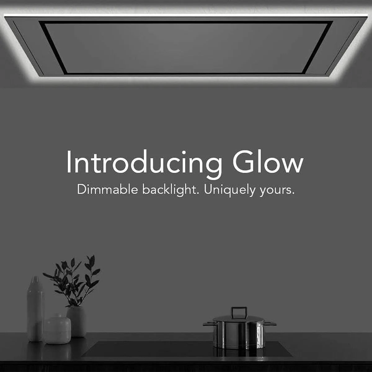 VICTORY Stainless Steel 900 CFM Flush Ceiling Range Hood with Backlight LED - Horizon-Glow
