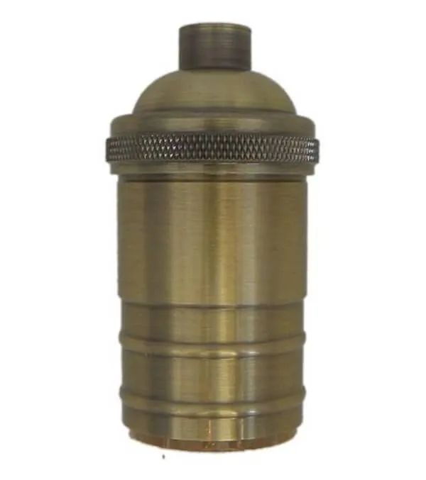 Vintage Antique Brass Socket