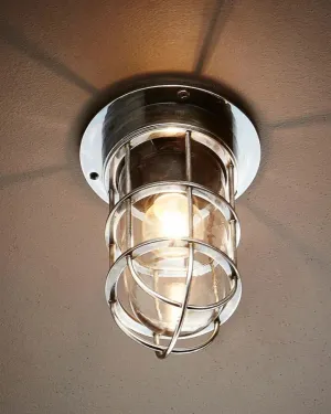 Vintage Style Caged Ceiling or Wall Light