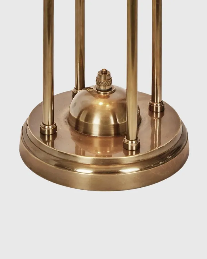 Vintage Textured Glass Table Lamp