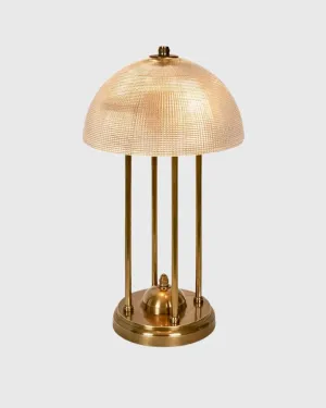 Vintage Textured Glass Table Lamp