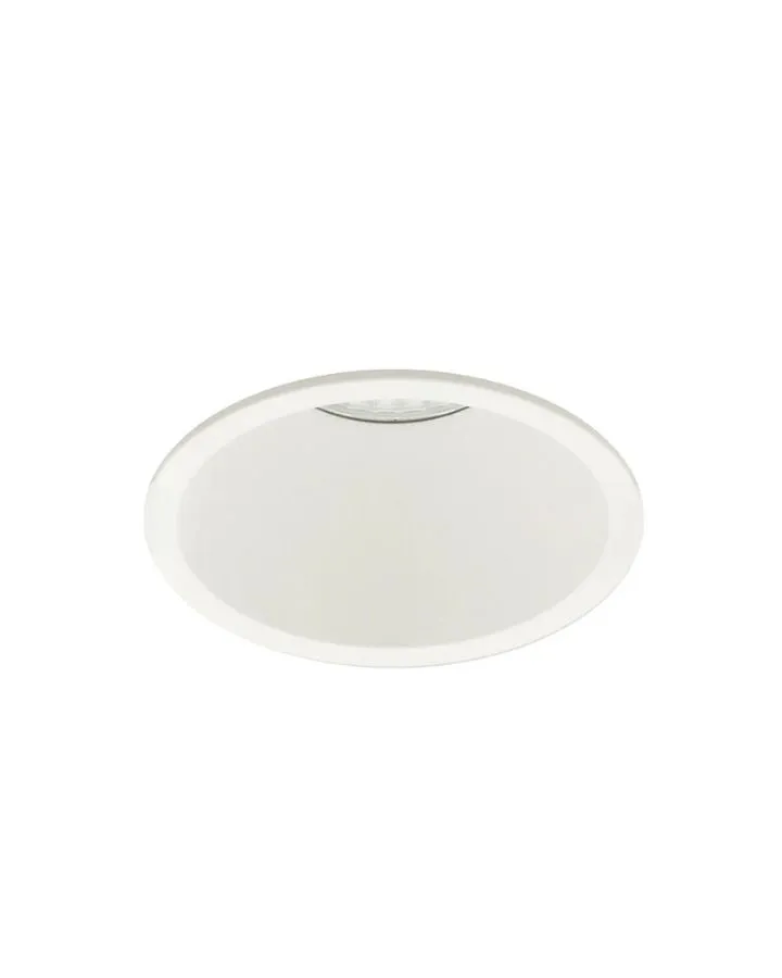 White Aluminium Recessed Downlight