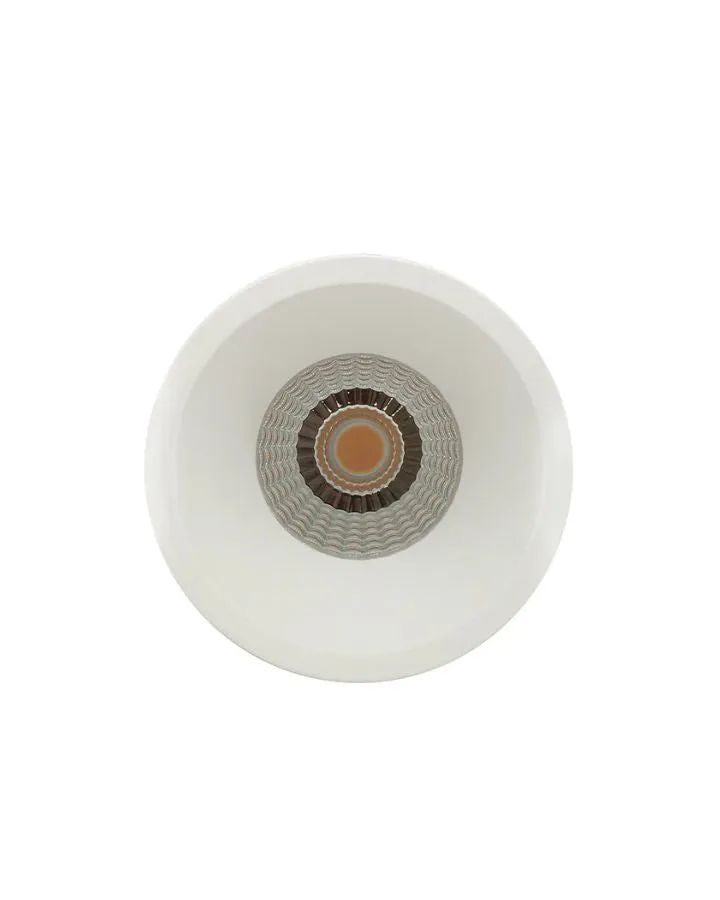 White Aluminium Recessed Downlight